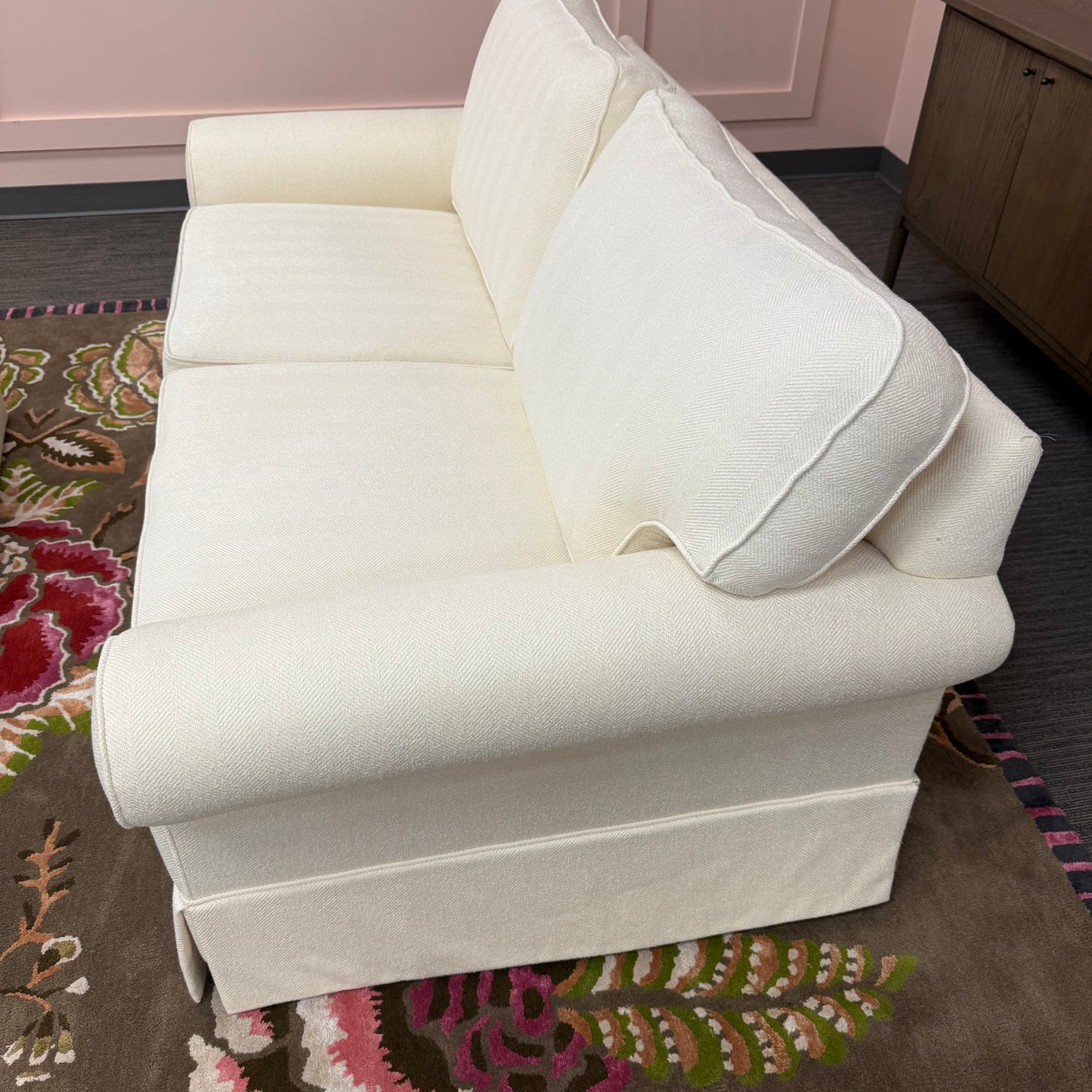Ethan Allen Sofa with Ottoman