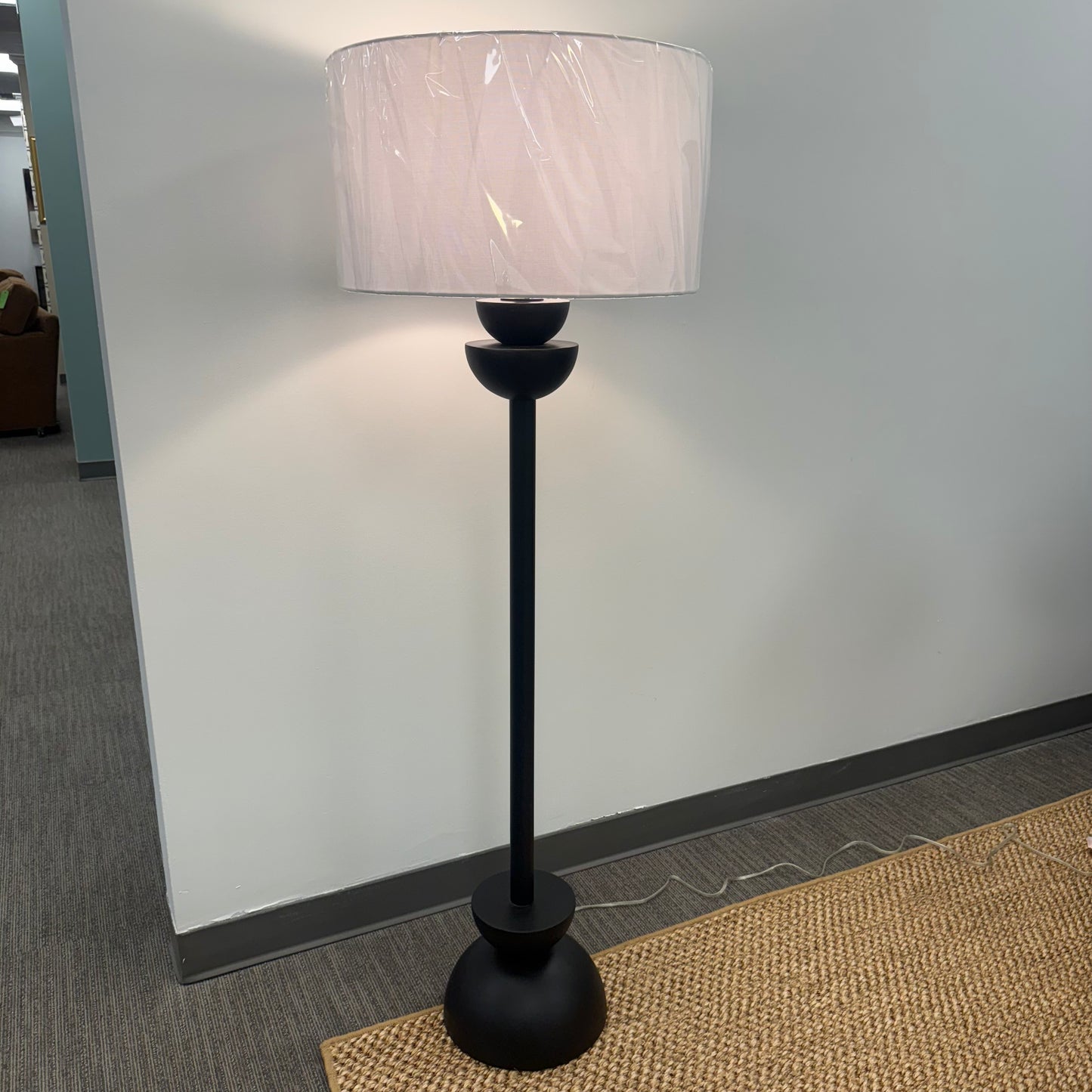 Wildwood Home Black Metal Floor Lamp