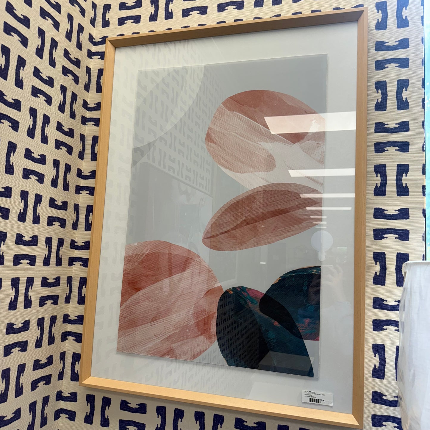 "Fallen Petals I" Framed Print