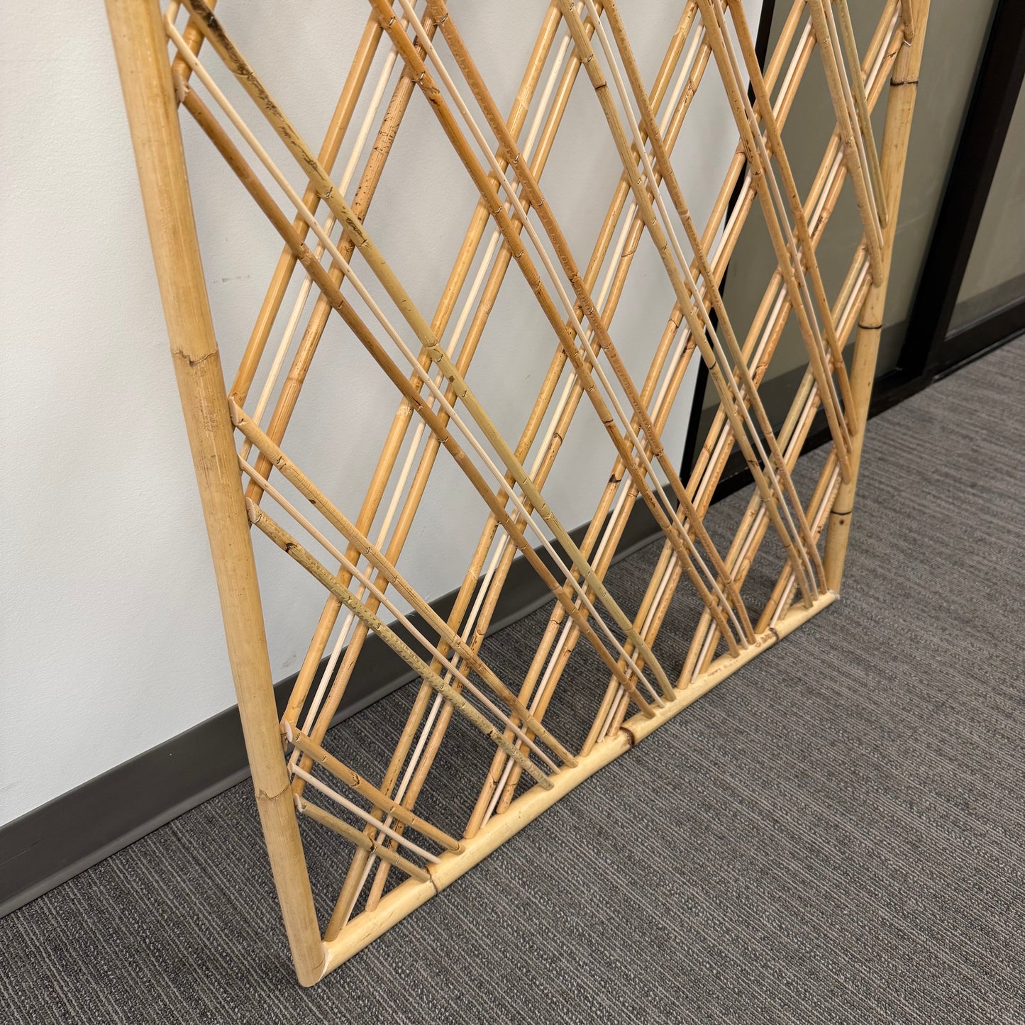 Custom Rattan Panel by Fuller Architectural