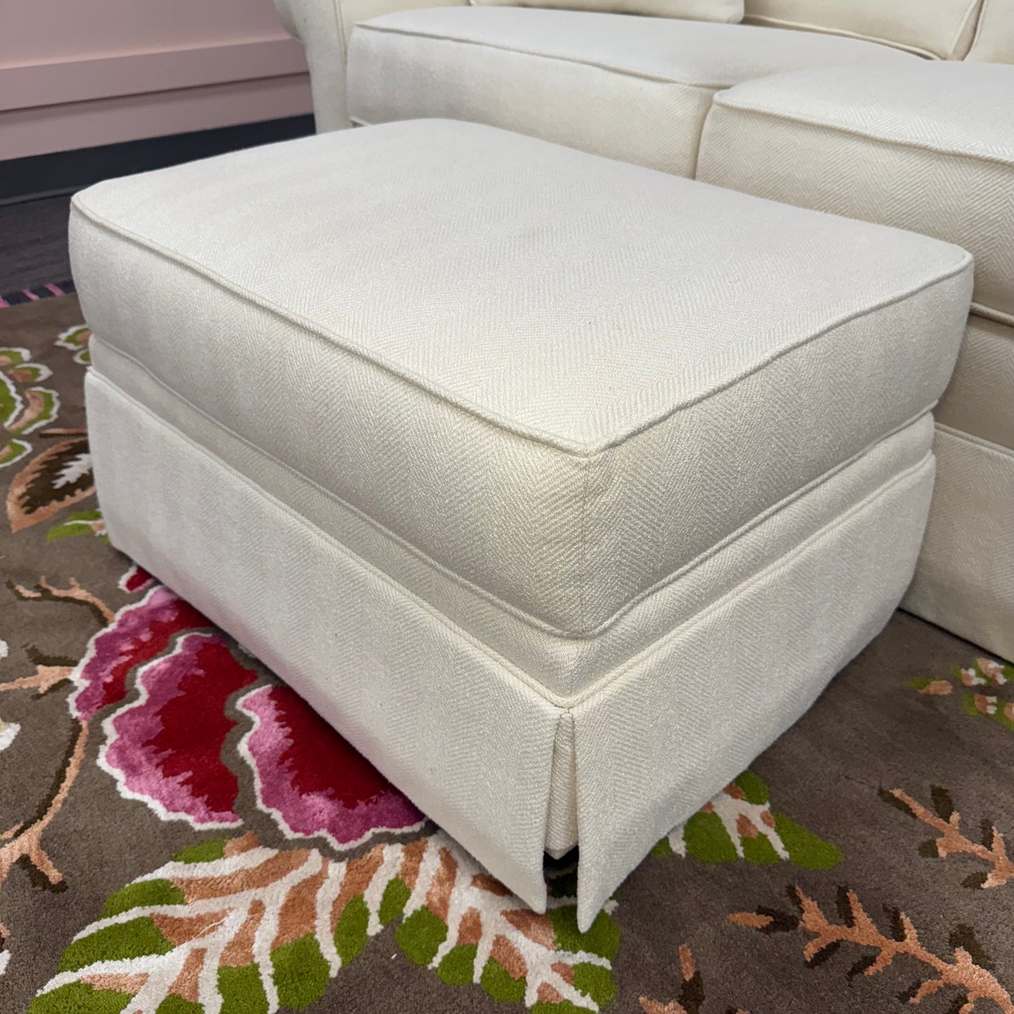 Ethan Allen Sofa with Ottoman