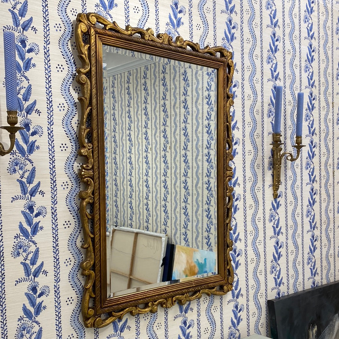 Large Gilt Ornate Mirror