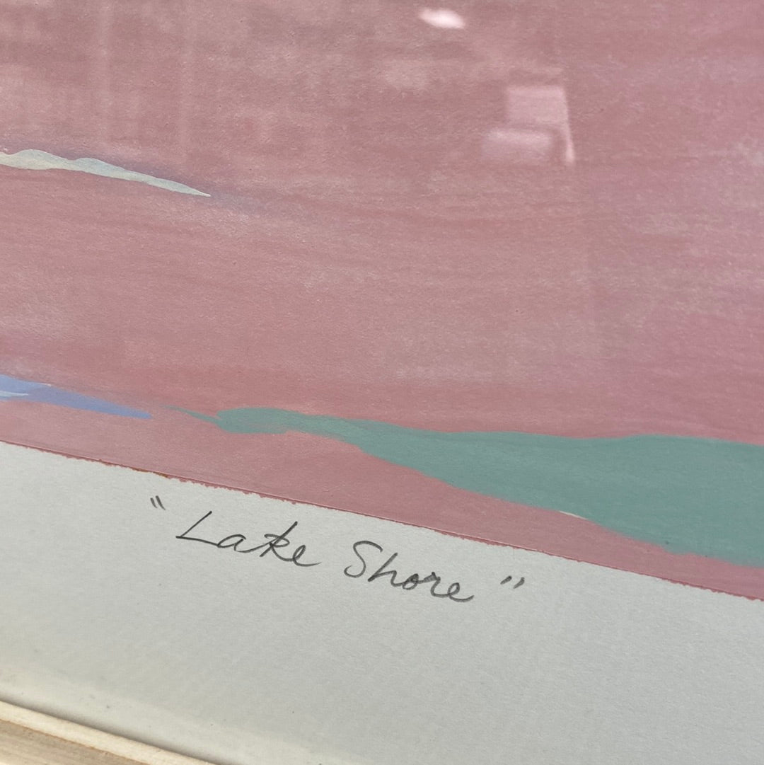 “Lake Shore” Signed Serigraph